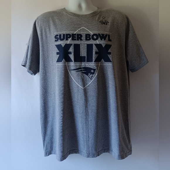 Nike Other - Nike New England Patriots superbowl XLIX men's gray short-sleeve t-shirt size XL